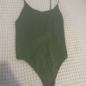 Forever 21 Kids Olive Green Bodysuit